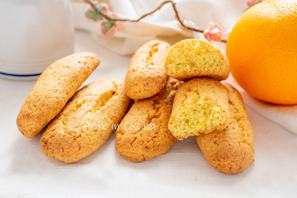 Zachte koekjes met sinaasappel