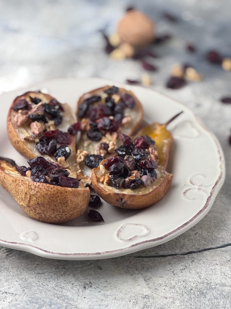zoete peren in de airfryer