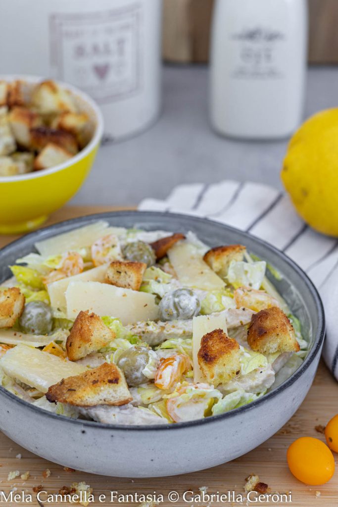 zomerse gegrilde kipsalade