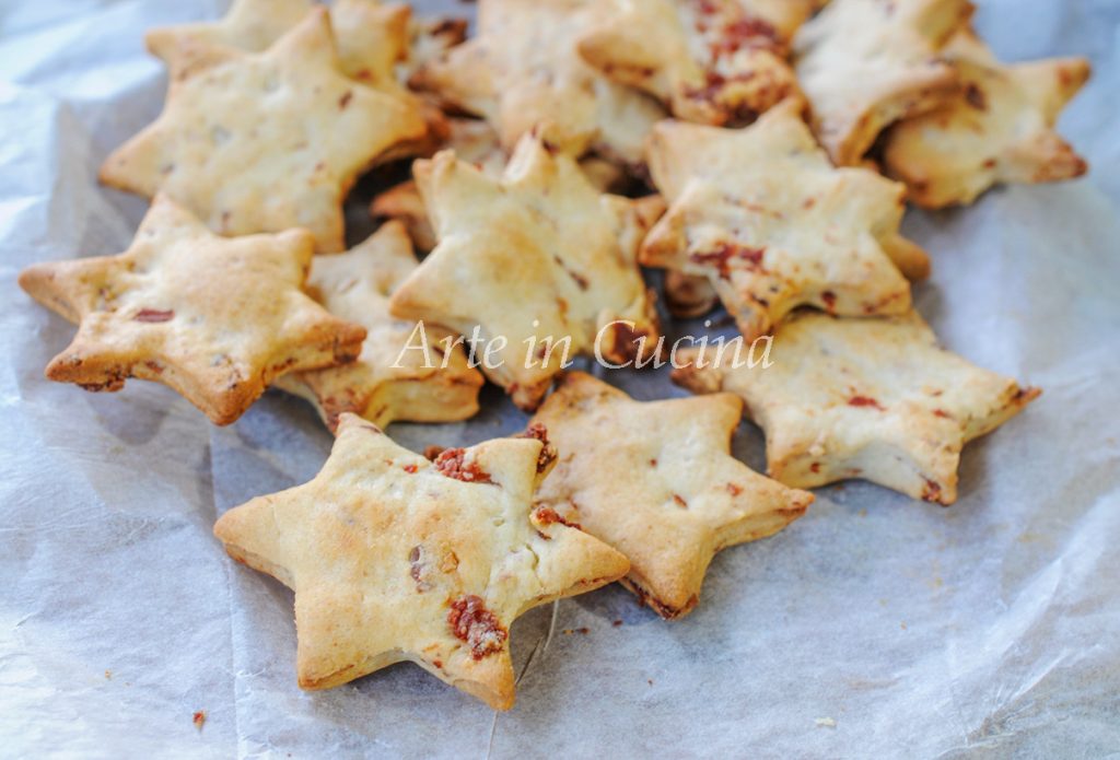Zoute sterretjes met spek en Parmezaan vickyart arte in cucina