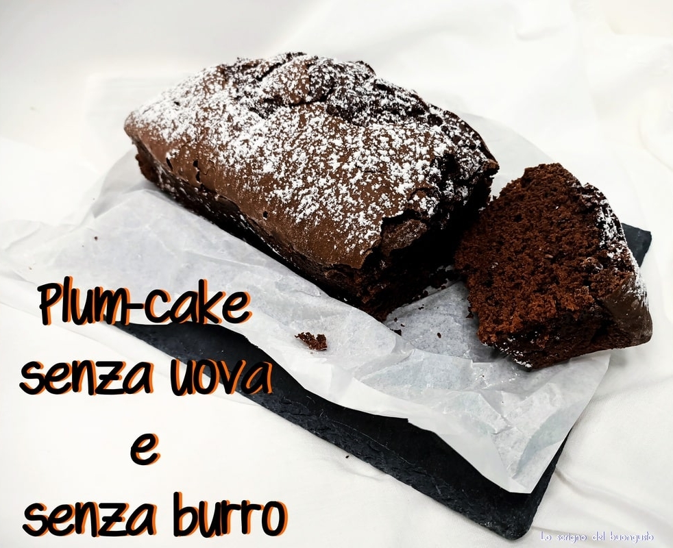 Plumcake zonder eieren en boter
