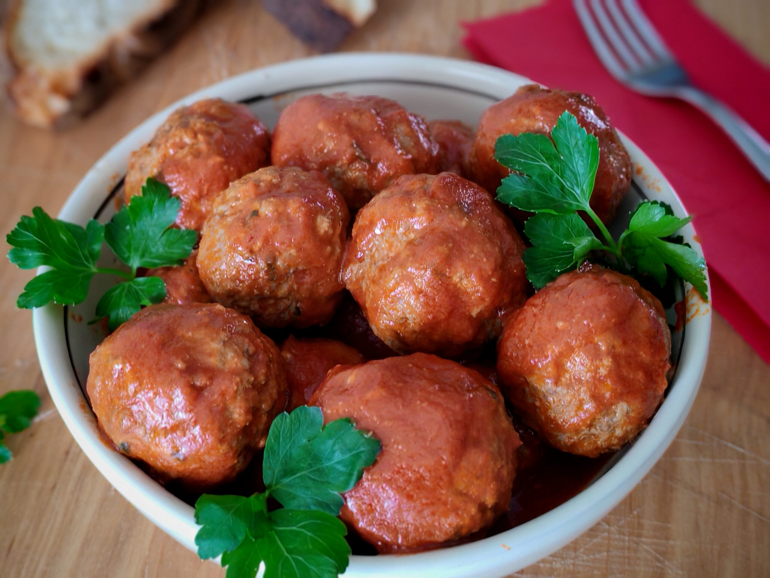 Gehaktballen in saus