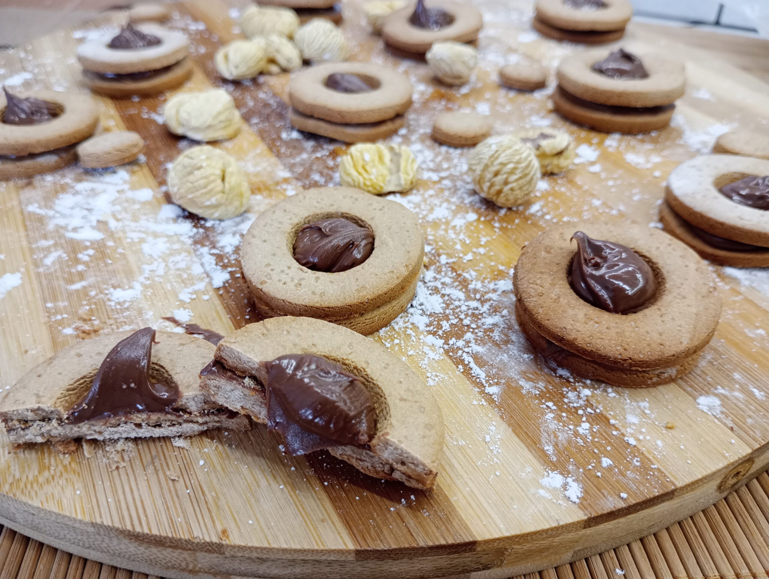 Kastanje Zandkoekjes