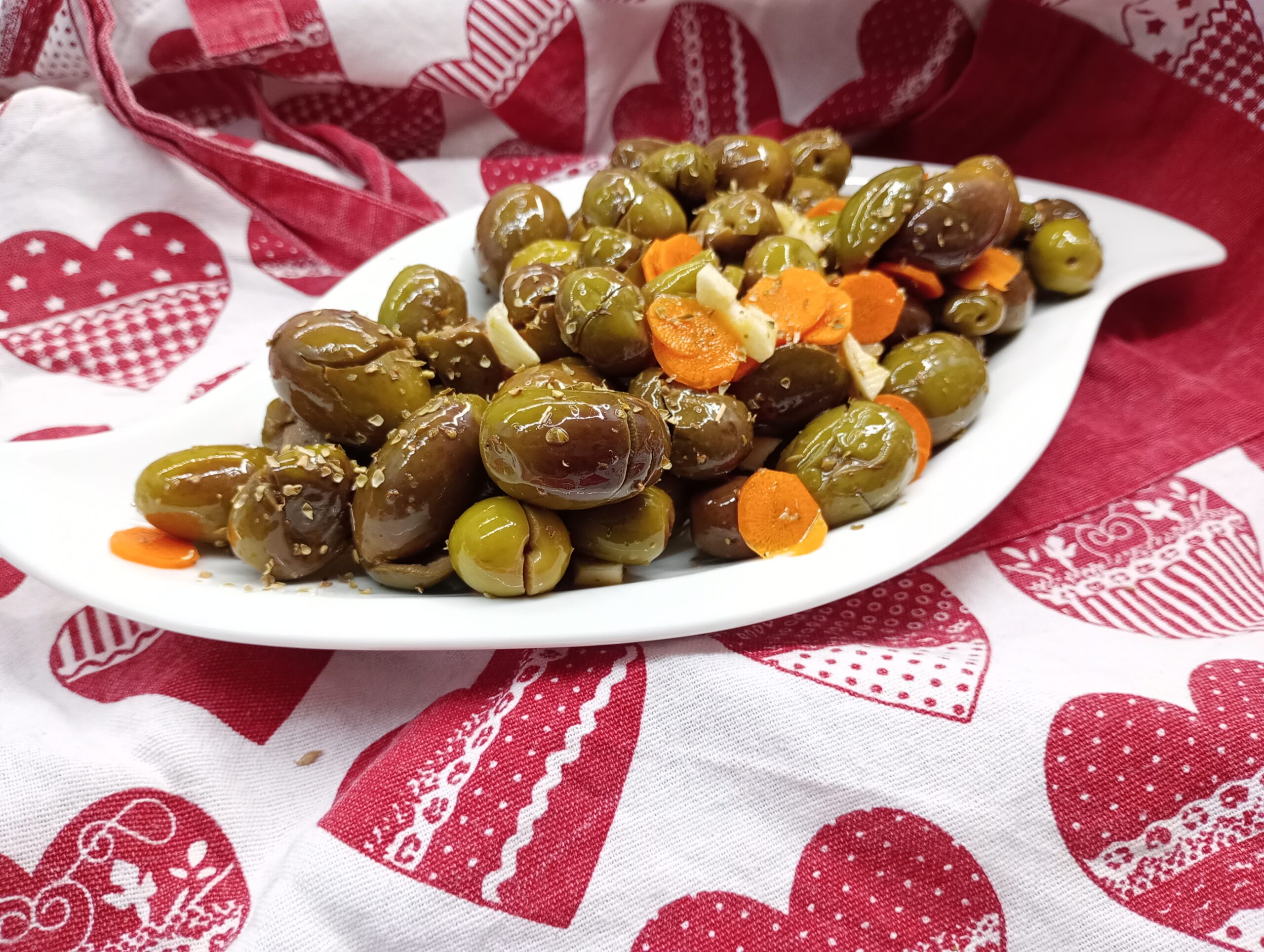 Olijven in Pekel op Siciliaanse Wijze