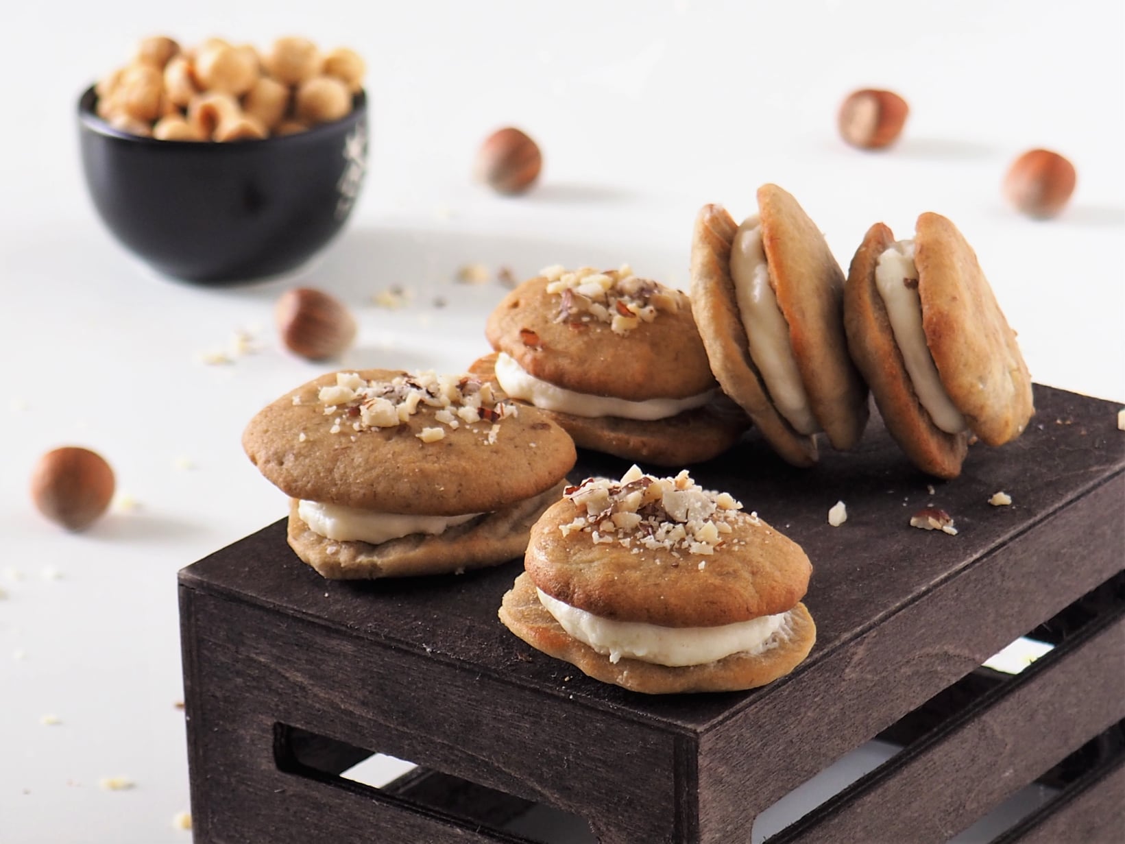 Whoopie met banaan en botercrème