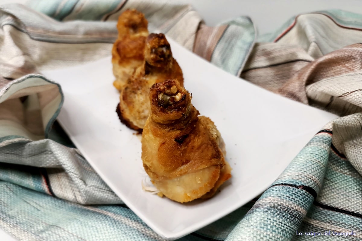 Gevulde kip drumsticks