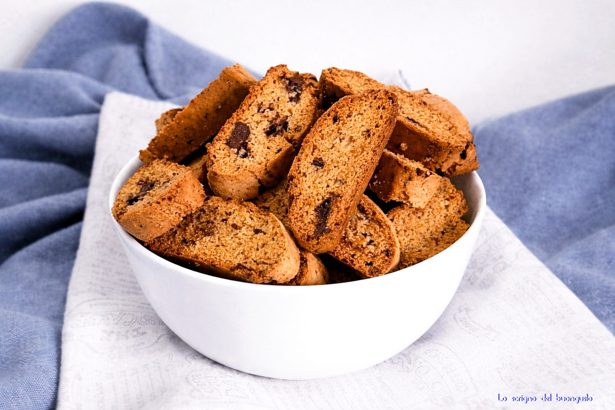 Halfvolle koekjes met chocolade