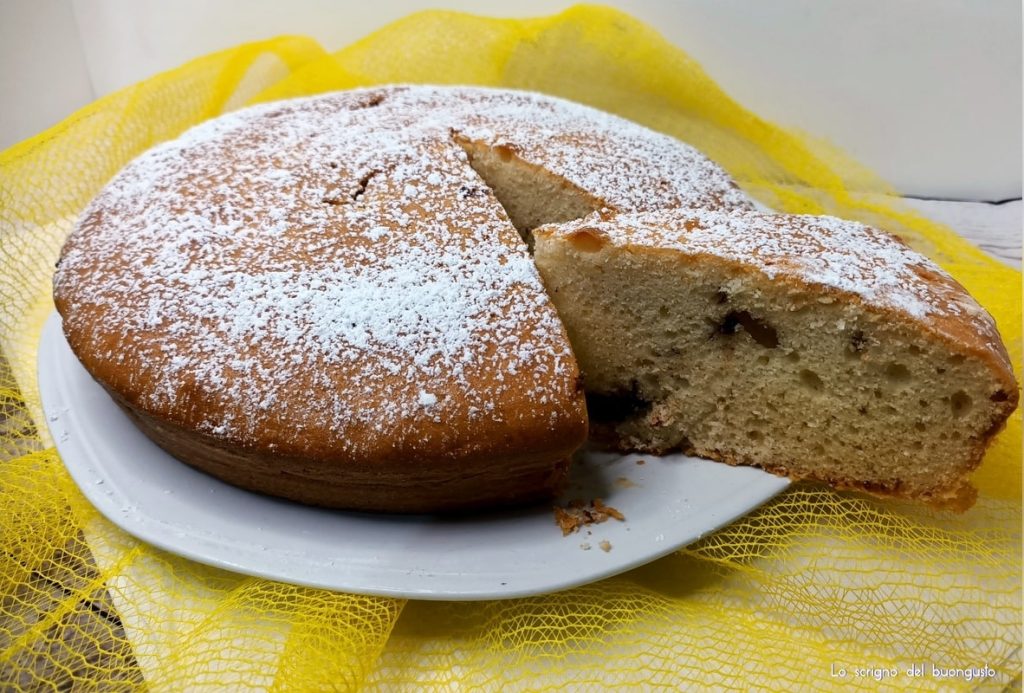 Gevulde taart met Nutella