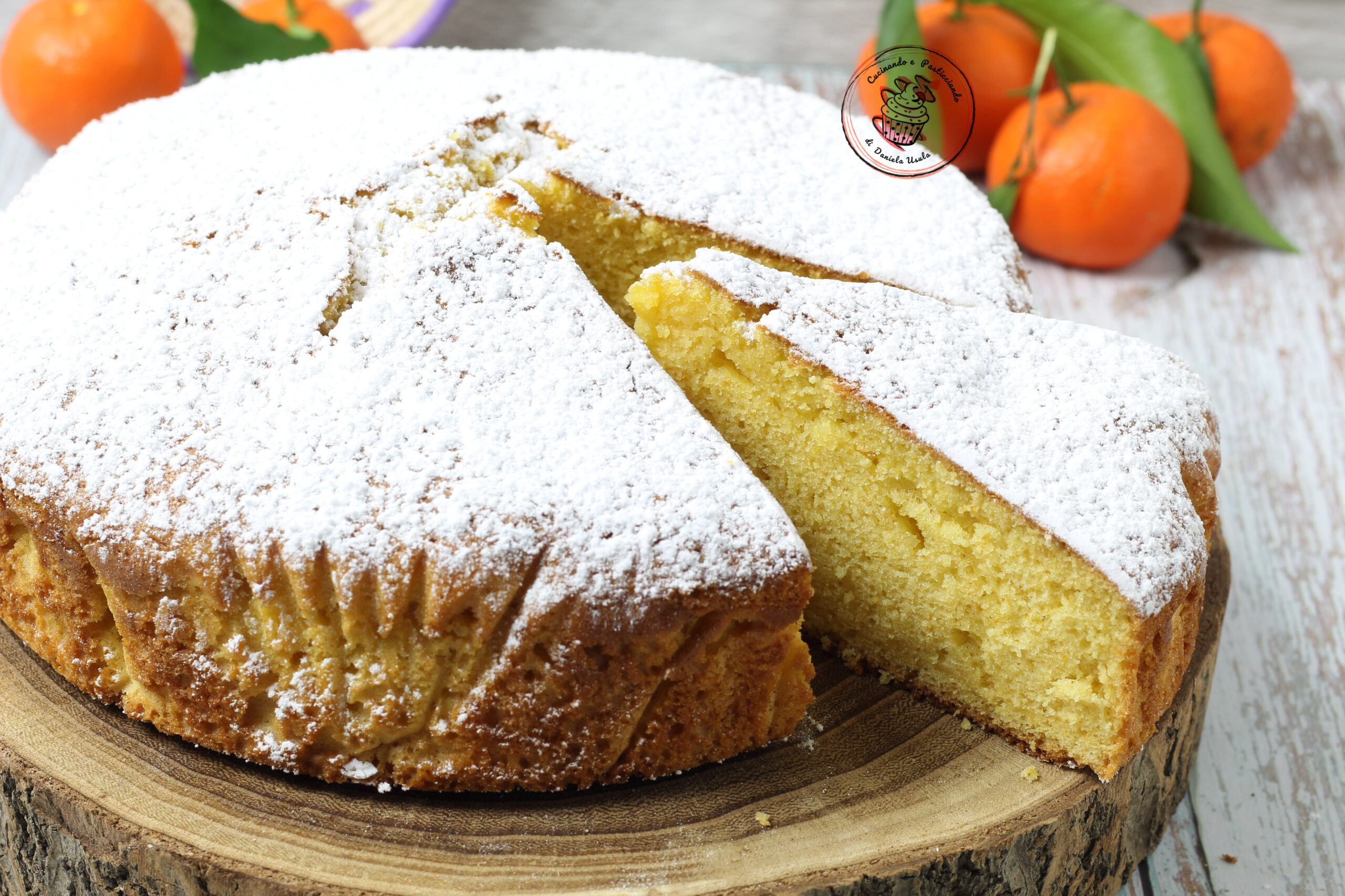 Luchtige cake met hele mandarijnen-perfect voor een snack
