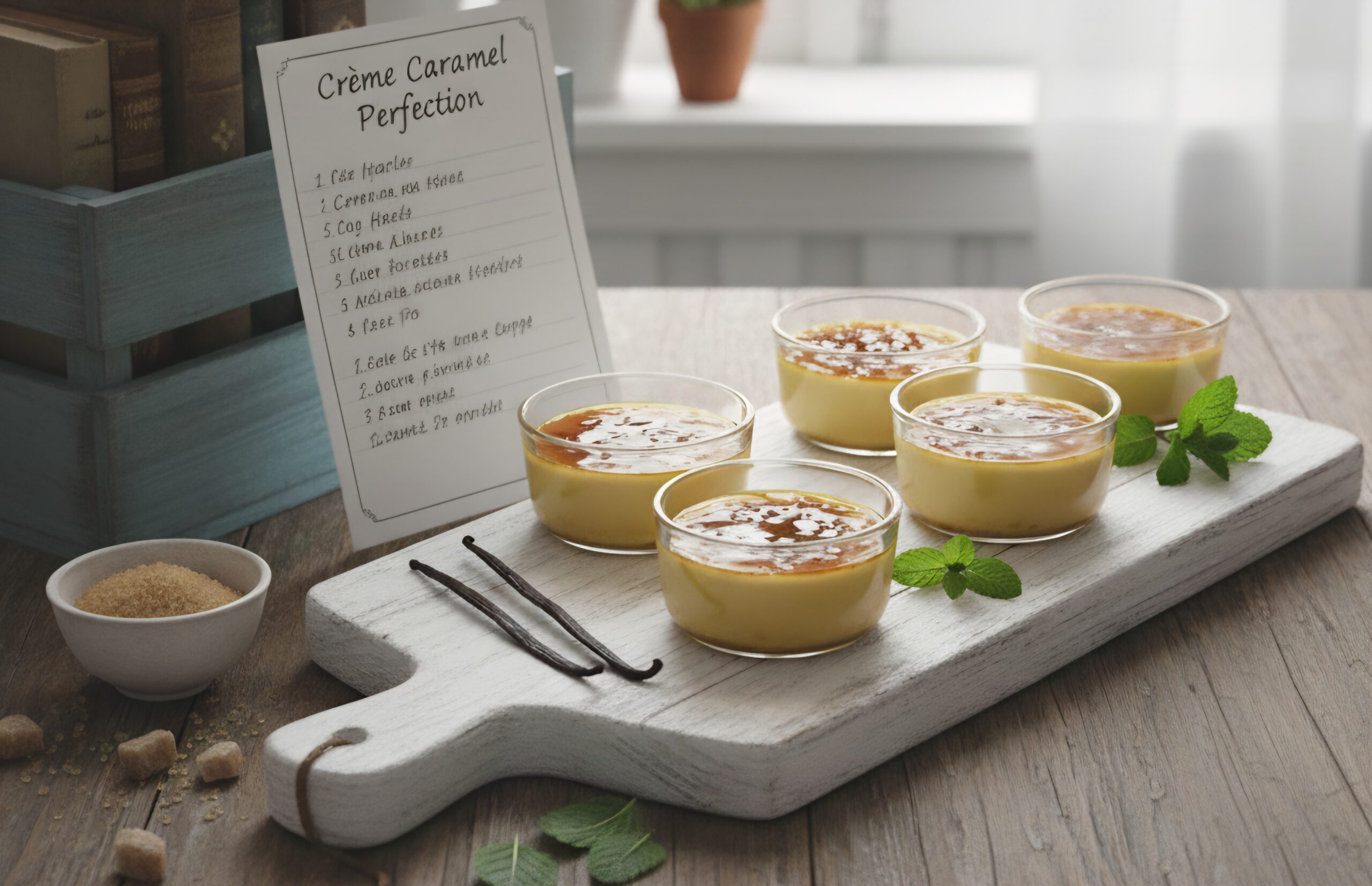 Crème Caramel zonder eieren en melk