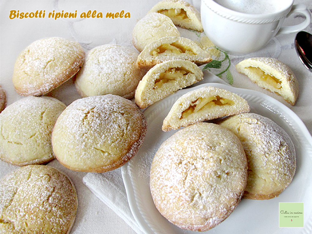 Appelgevulde koekjes