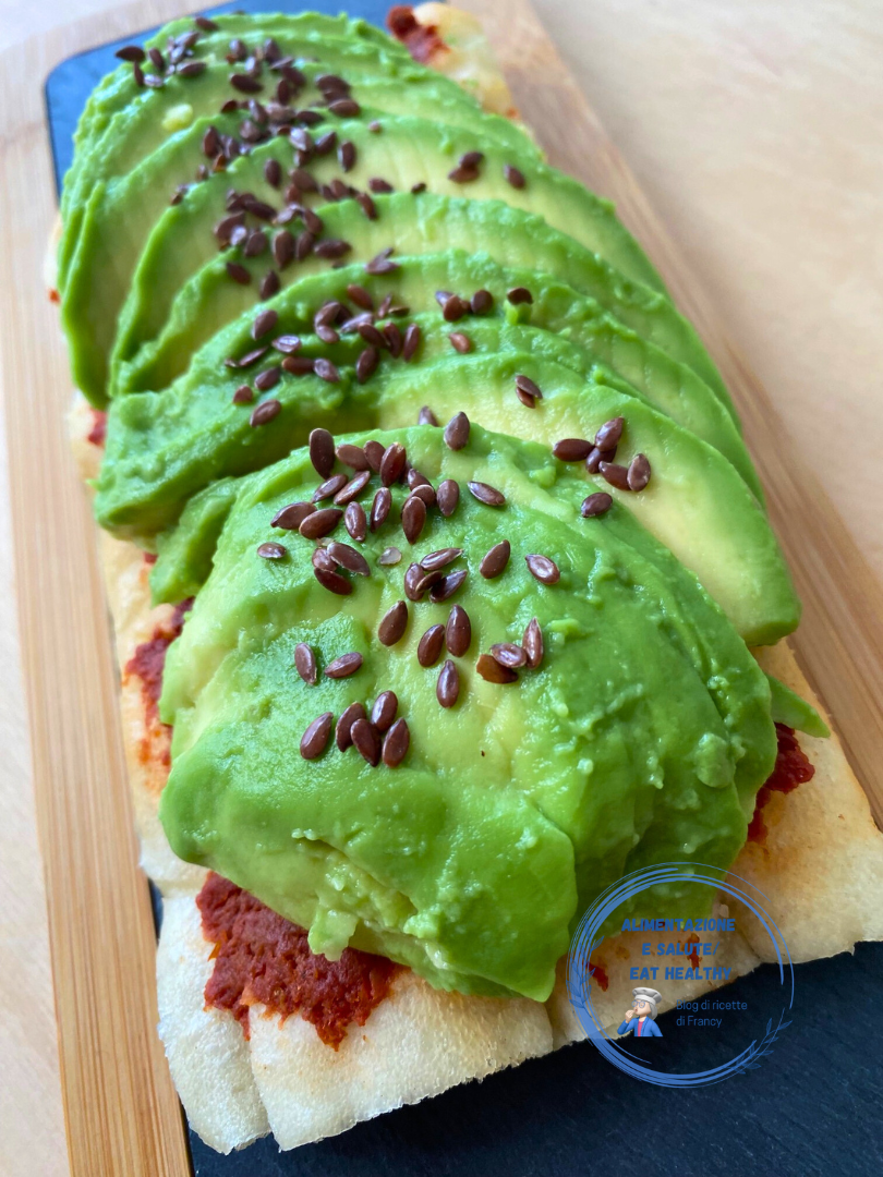Avocado-toast van focaccia op mijn manier