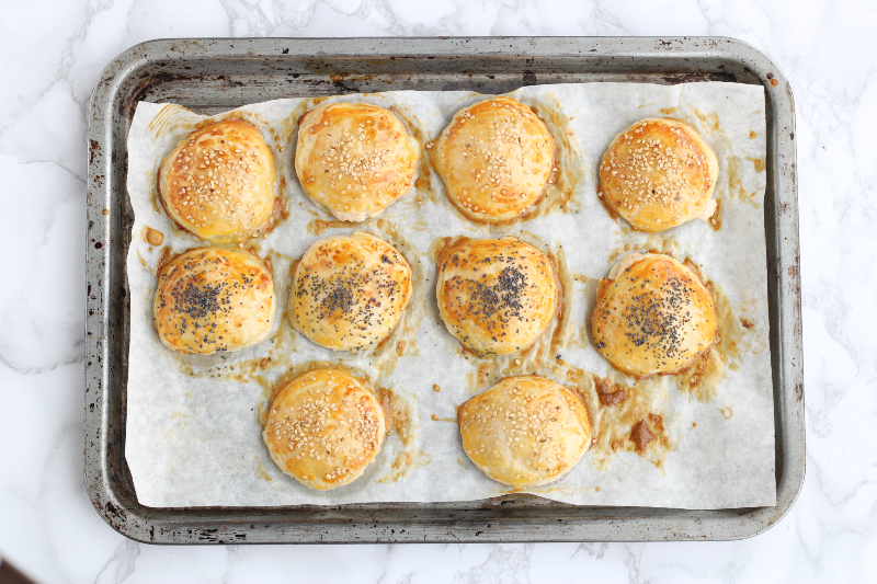 bladerdeeg ham en kaas