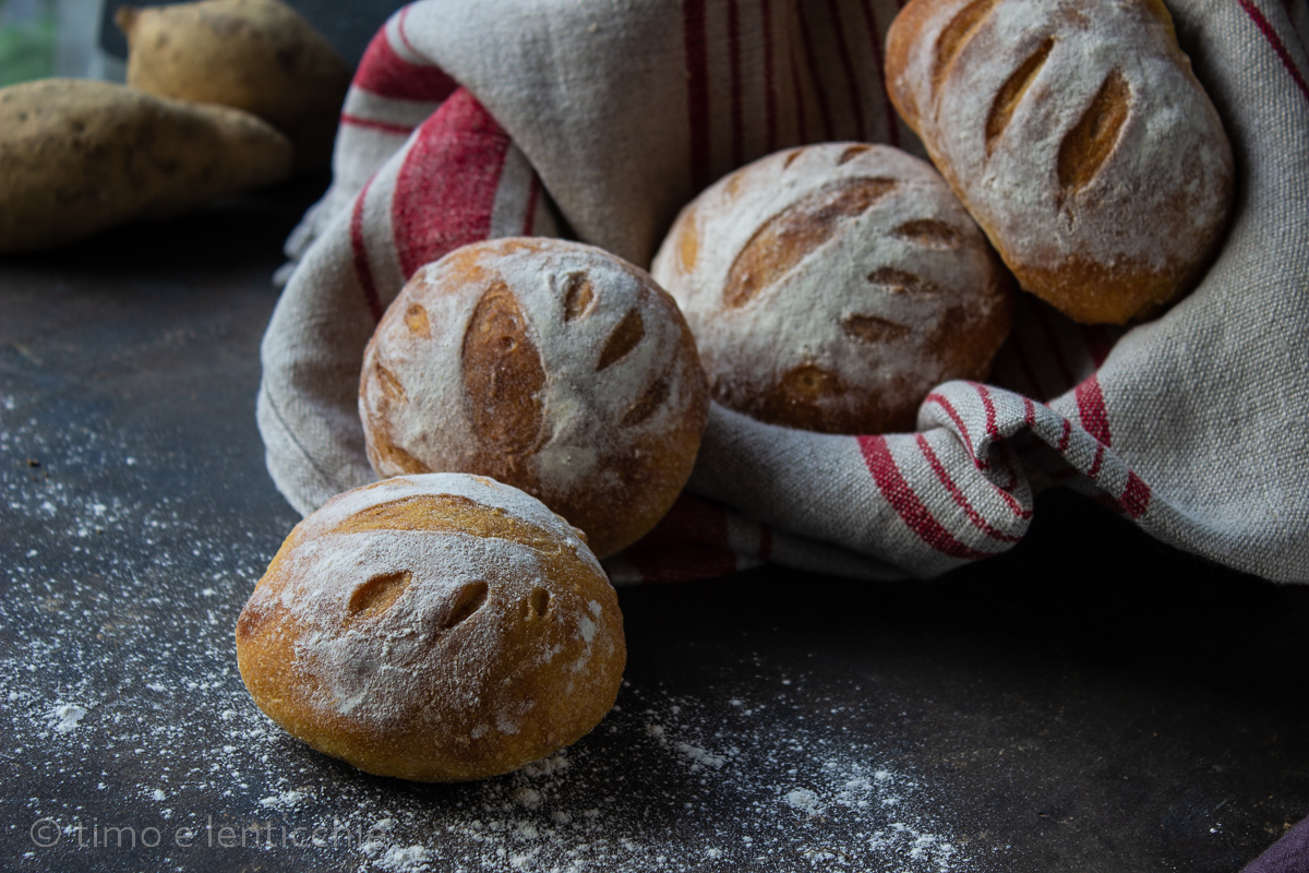 Brood met zoete aardappelen