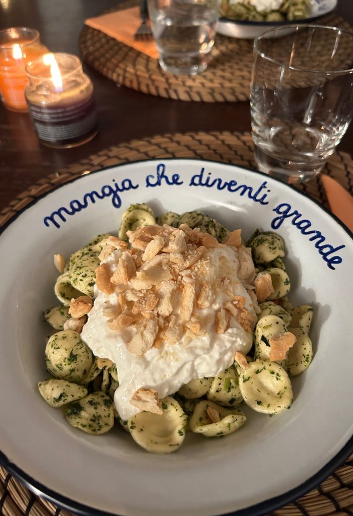 De orecchiette met raapstelen