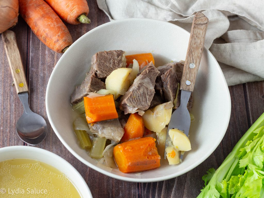 Gekookt rundvlees in Instant Pot