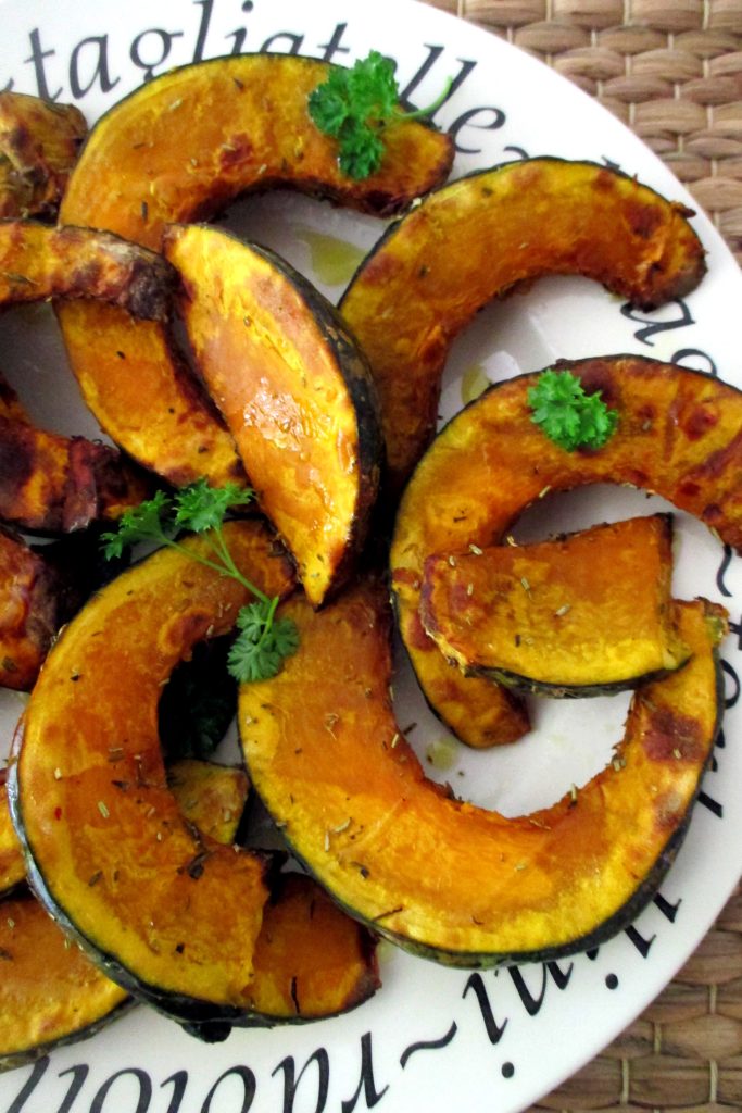 Geroosterde pompoen in de airfryer, Eet zonder Buik