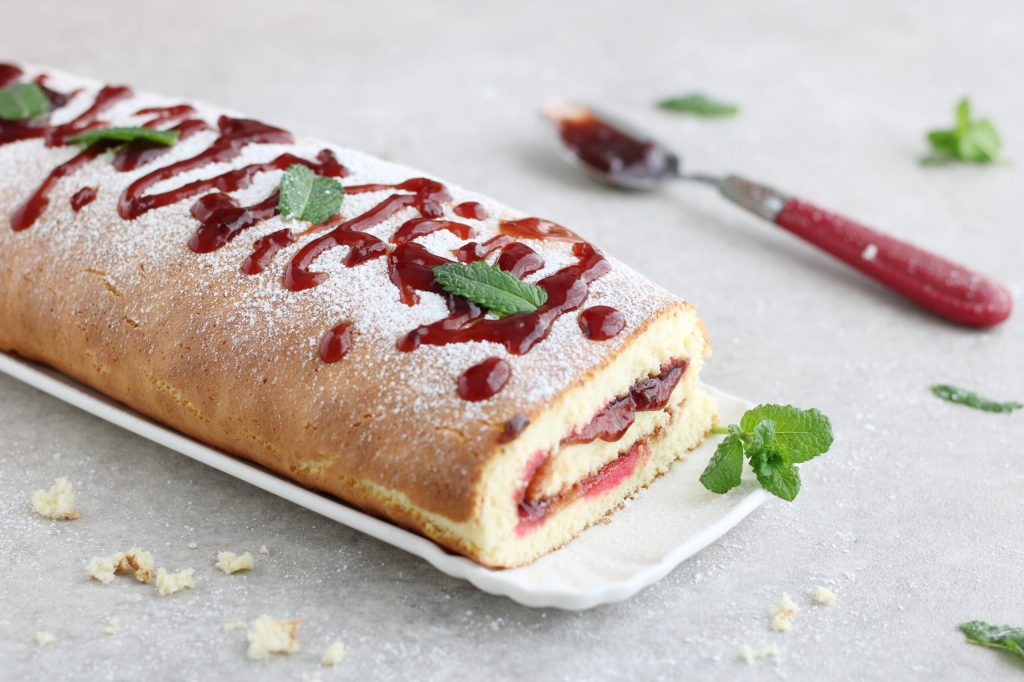 glutenvrije rol met jam