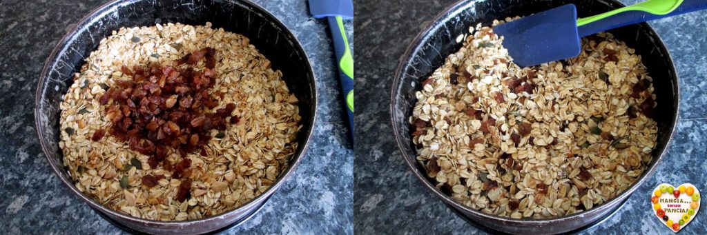 Zelfgemaakte granola in de airfryer, Eet zonder buik