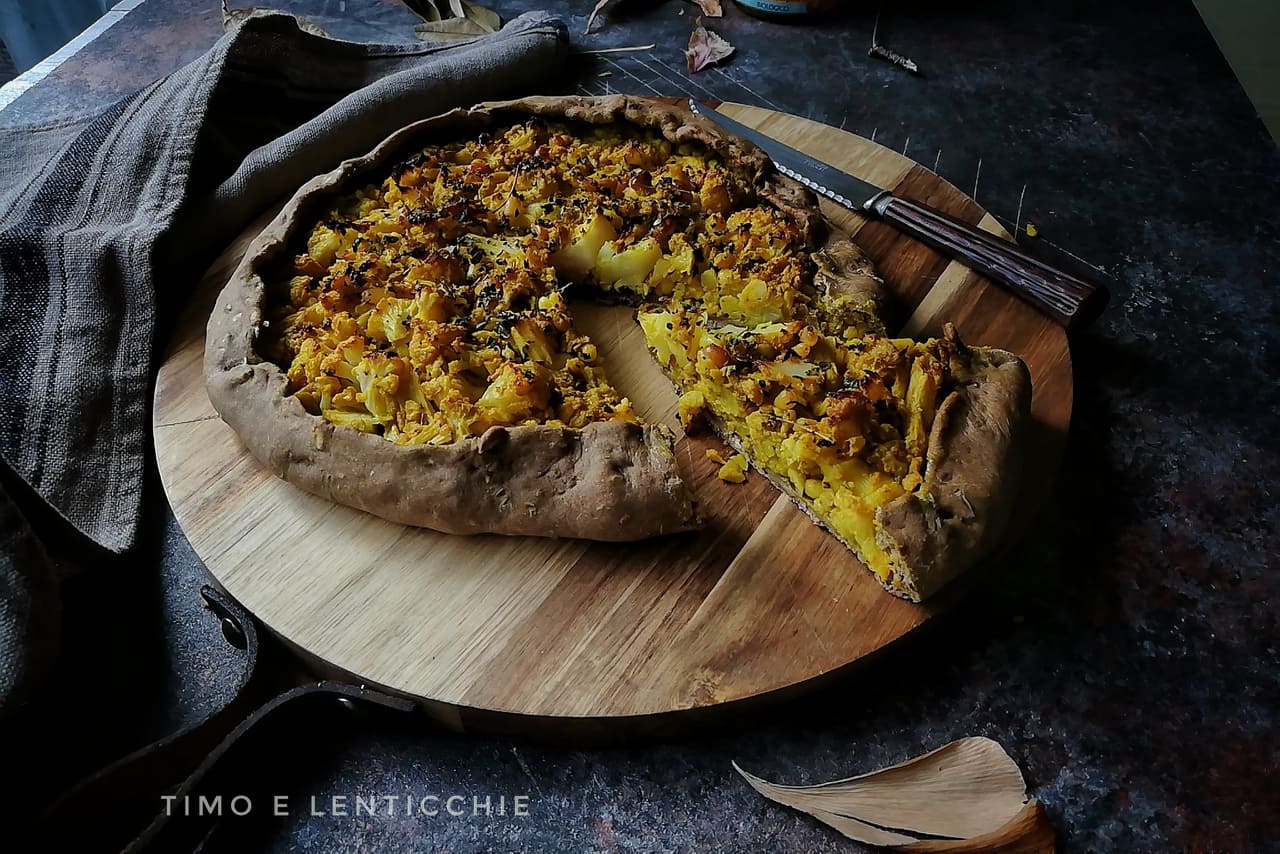 Hartige bloemkooltaart galette eenvoudig