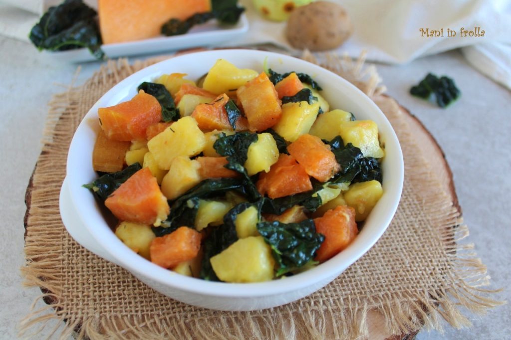 Pompoen, Aardappelen en Cavolo Nero in de Pan