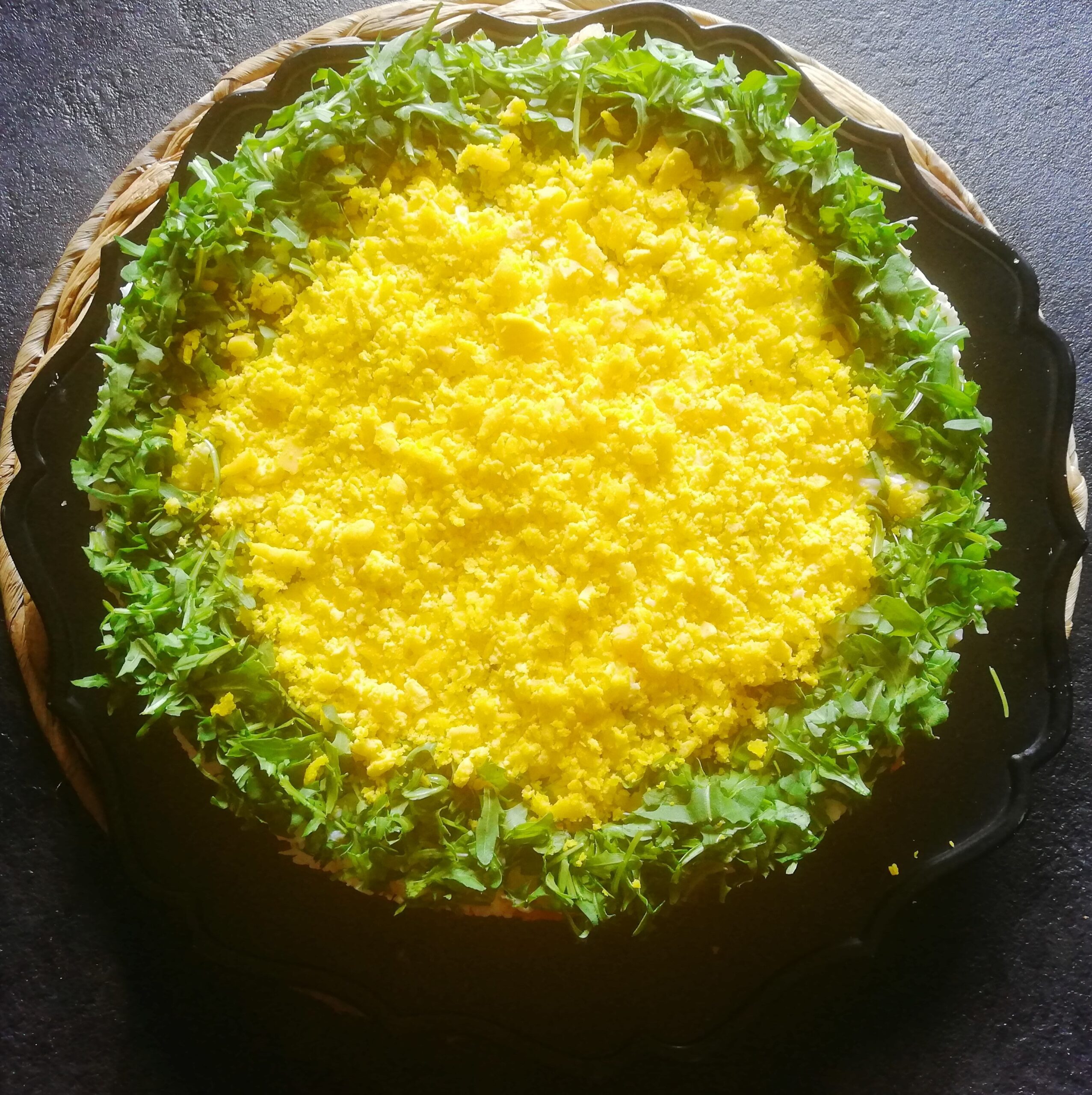 Mimosa salade makkelijke en goedkope recept