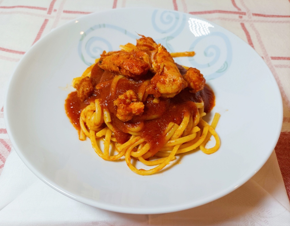 Linguine met scampisaus