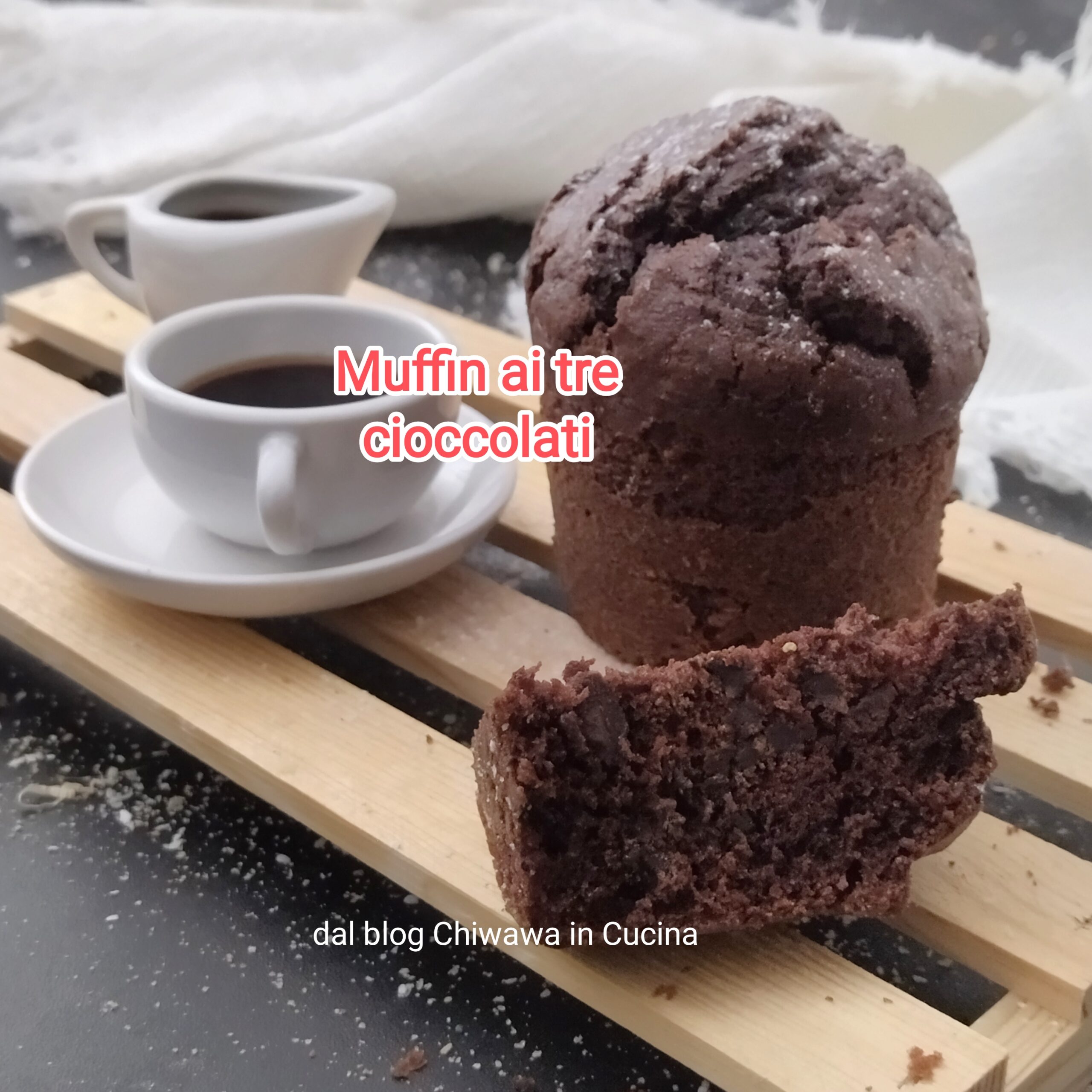 Drie Chocolade Muffins