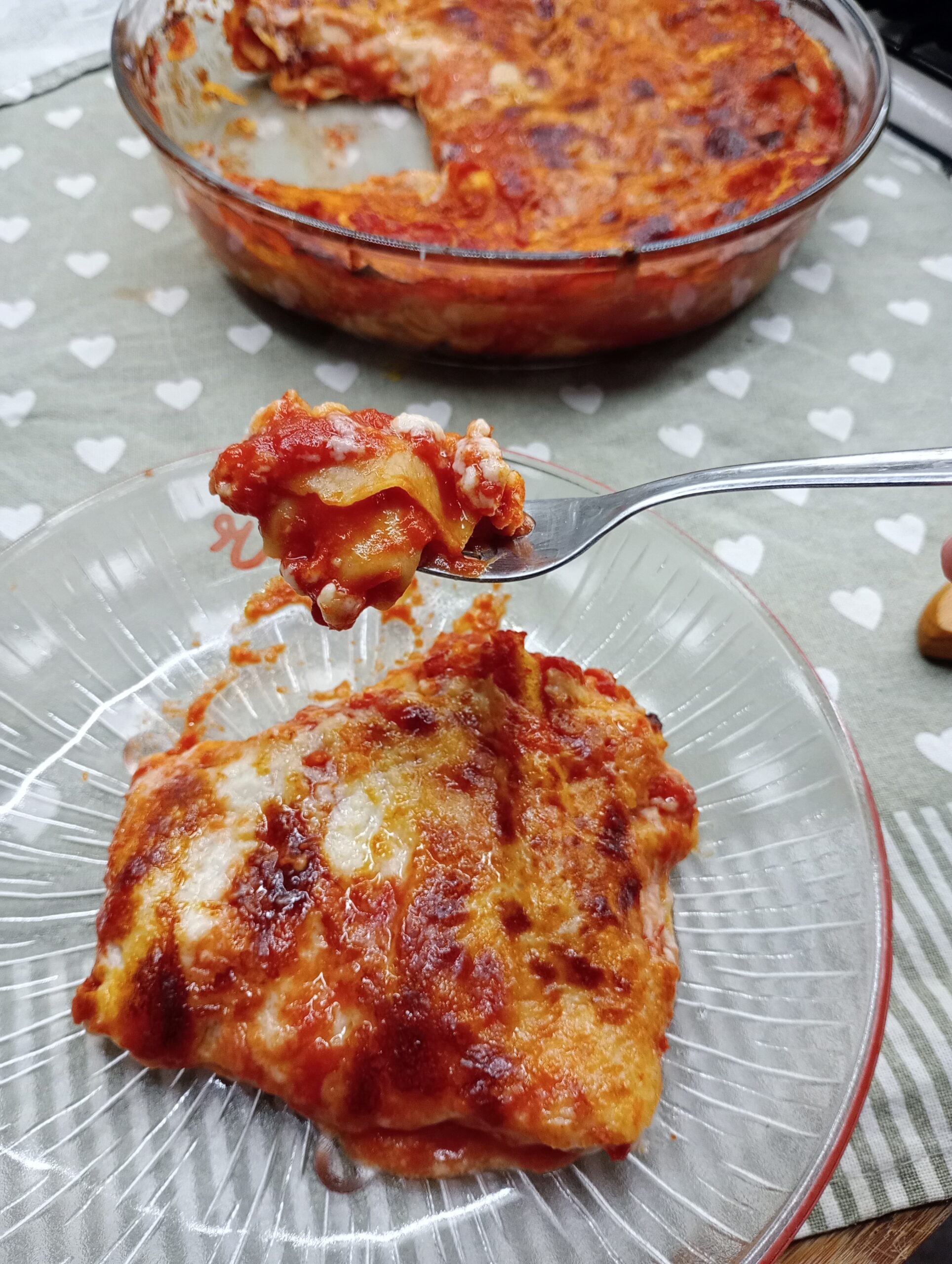 Lasagne met tomaat