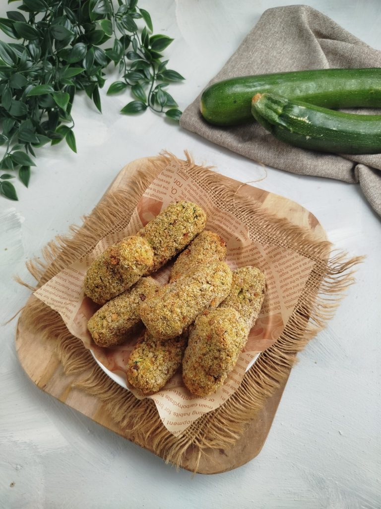 Courgette en kikkererwt kroketjes