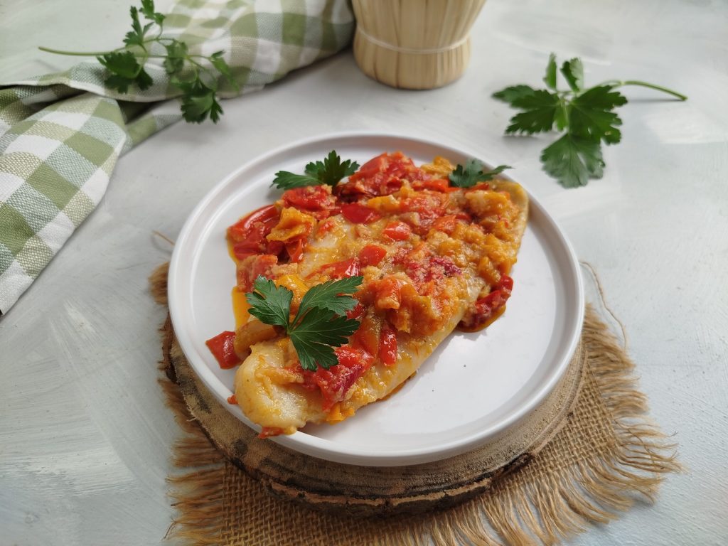 Scharde filet met paprika