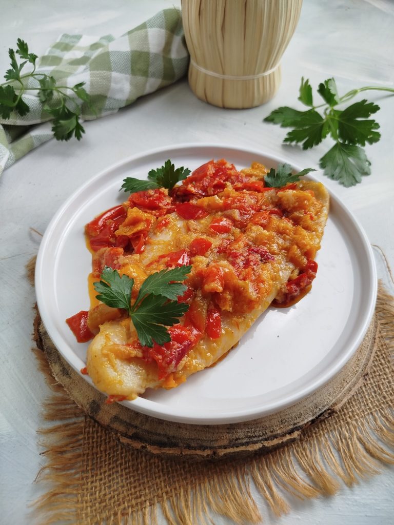 Scharde filet met paprika