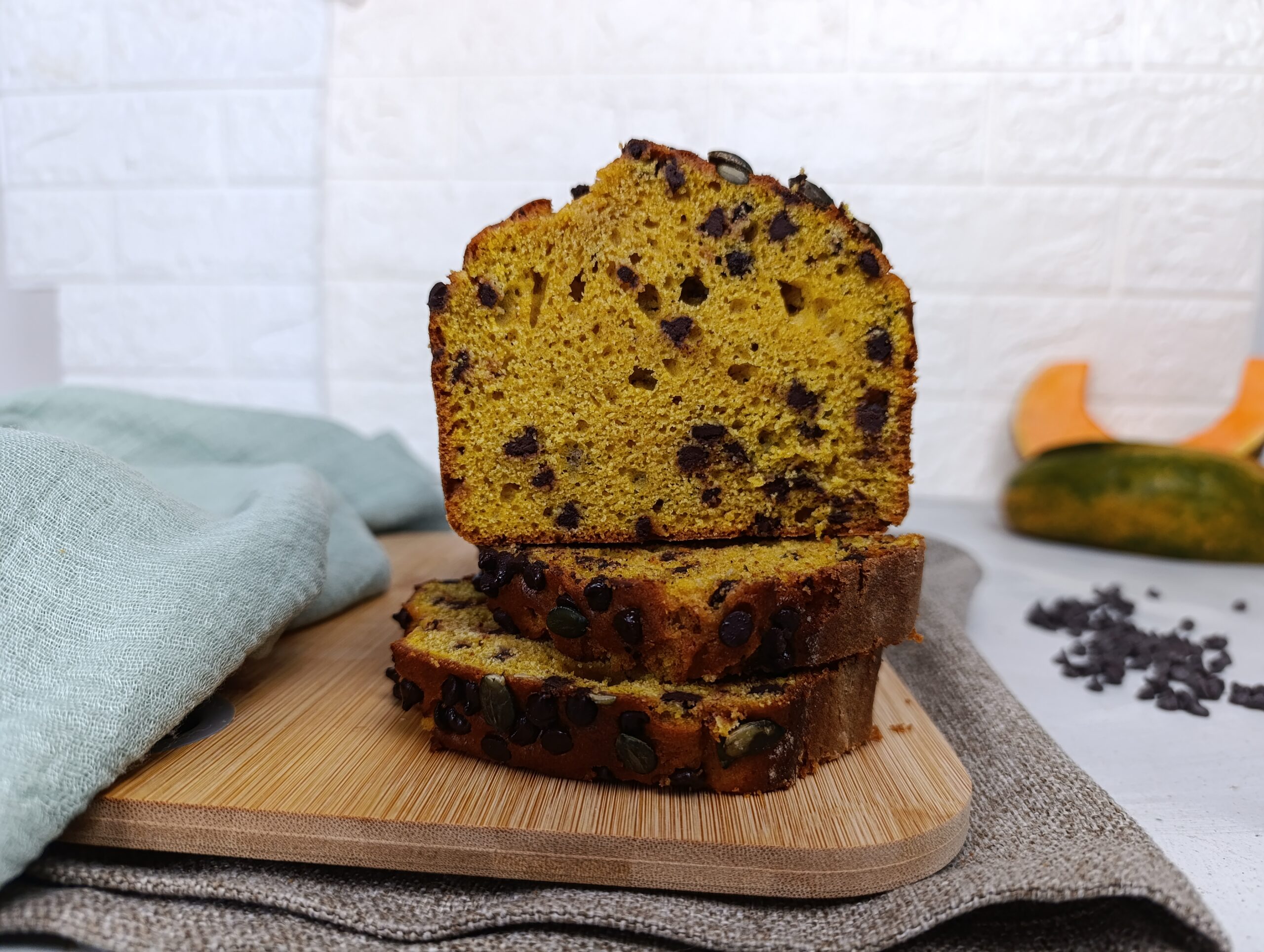 POMPOEN- EN CHOCOLADECAKE