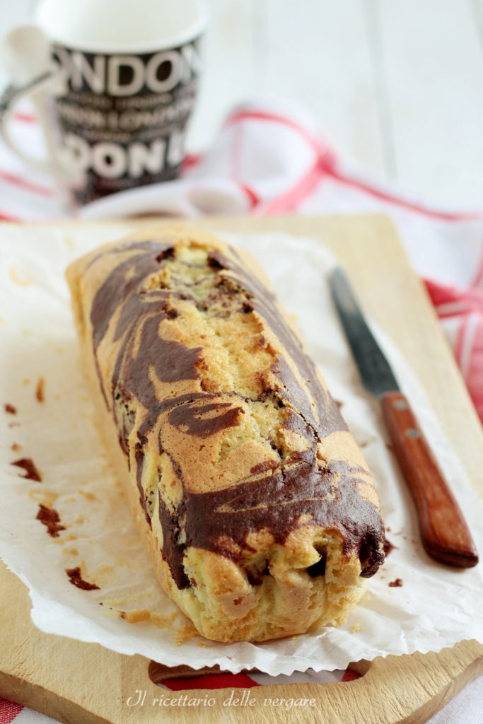 Plumcake met water zonder boter