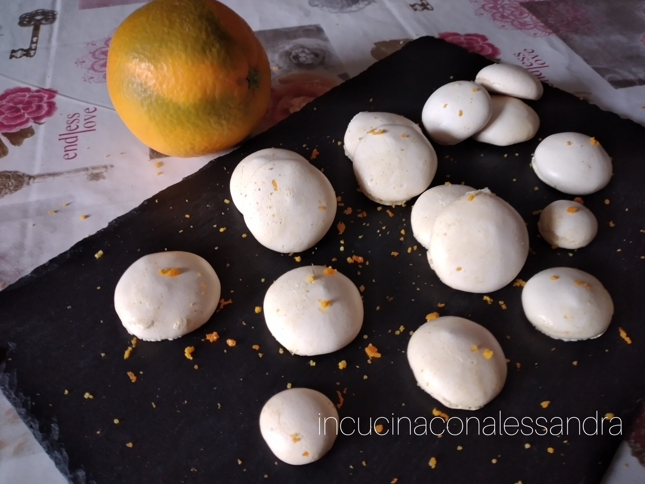 Meringues met Sinaasappel
