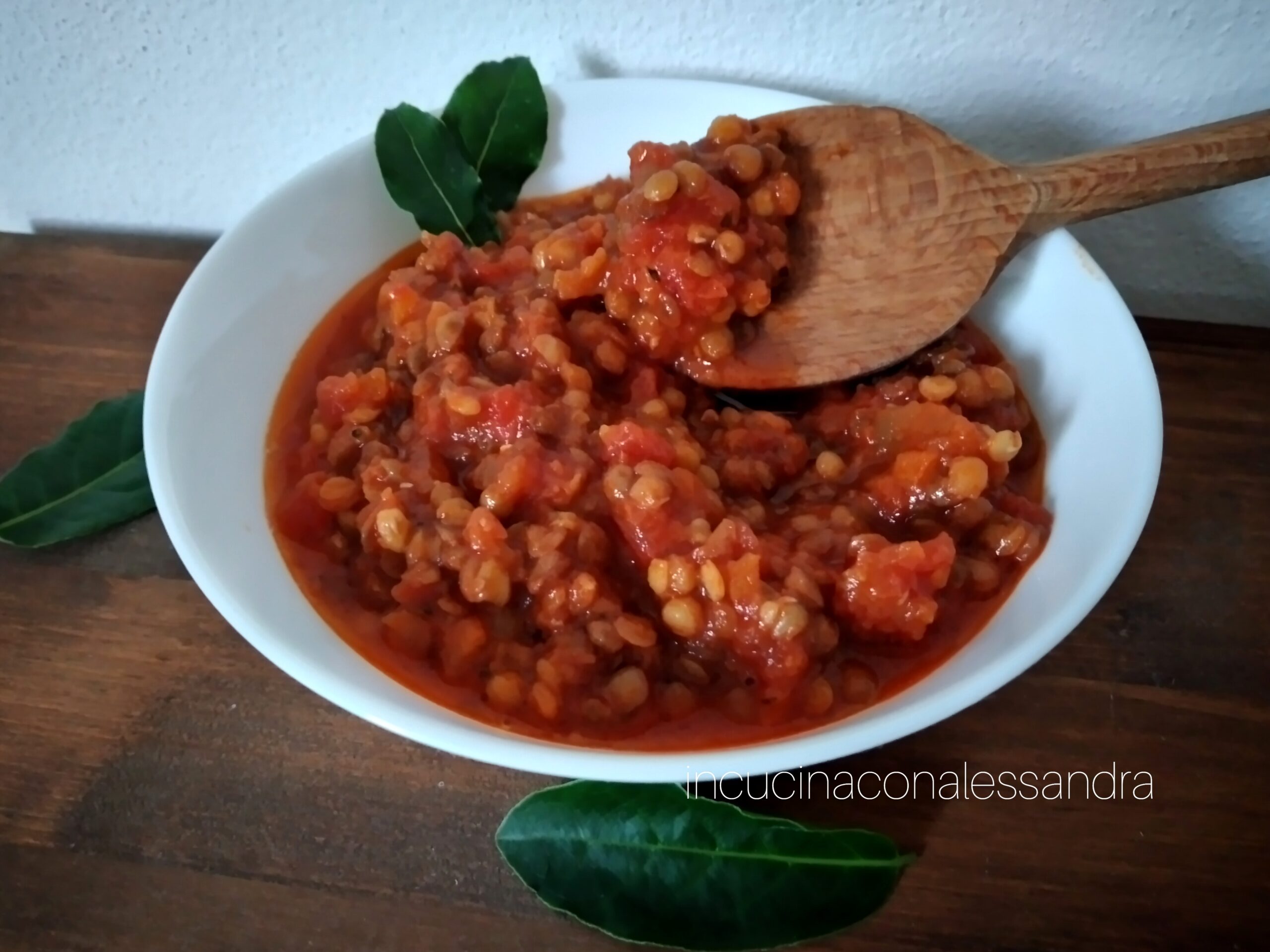 Vegetarische linzenragù