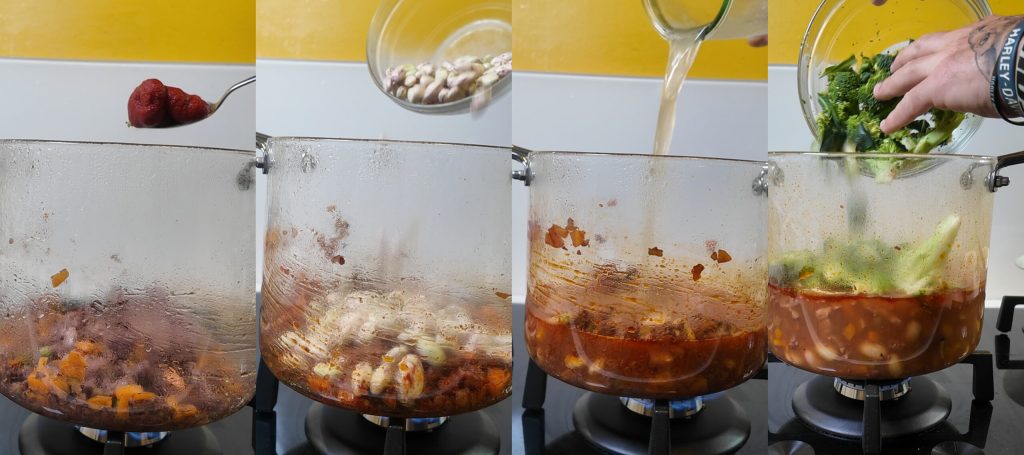 Rustieke Soep van Verse Borlottibonen, Worst en Broccoli: Snelle en Vullende Recept