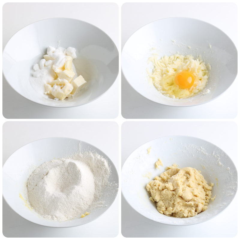 deeg voor koekjes met veenbessen