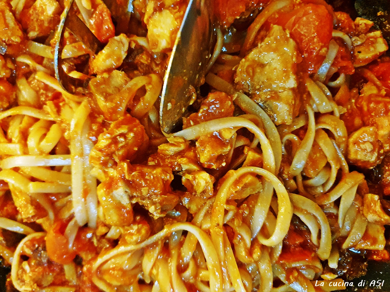 Linguine alla ghiotta