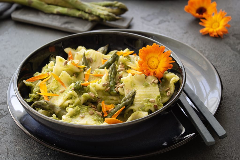 Mafalde Primavera piselli e asparagi