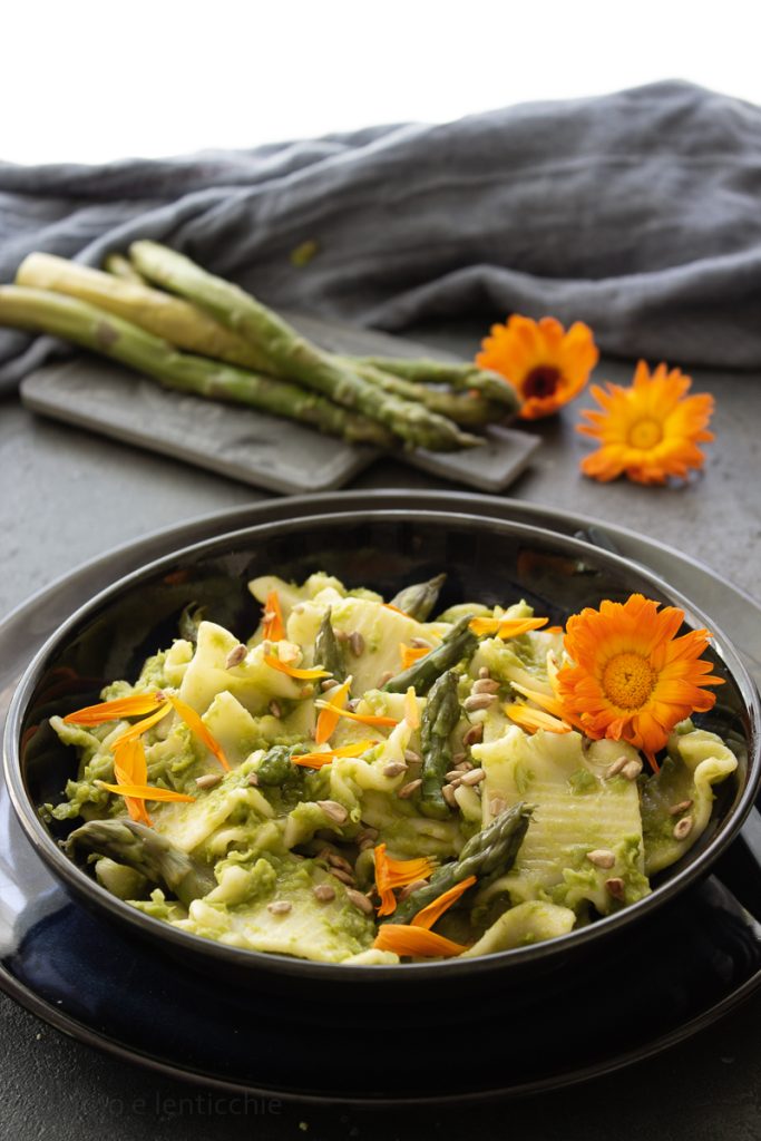 Mafalde Primavera piselli e asparagi