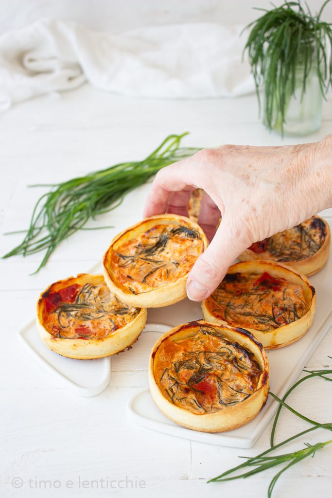 Mini quiche met agretti