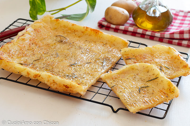 Omgekeerde taart met aardappelen