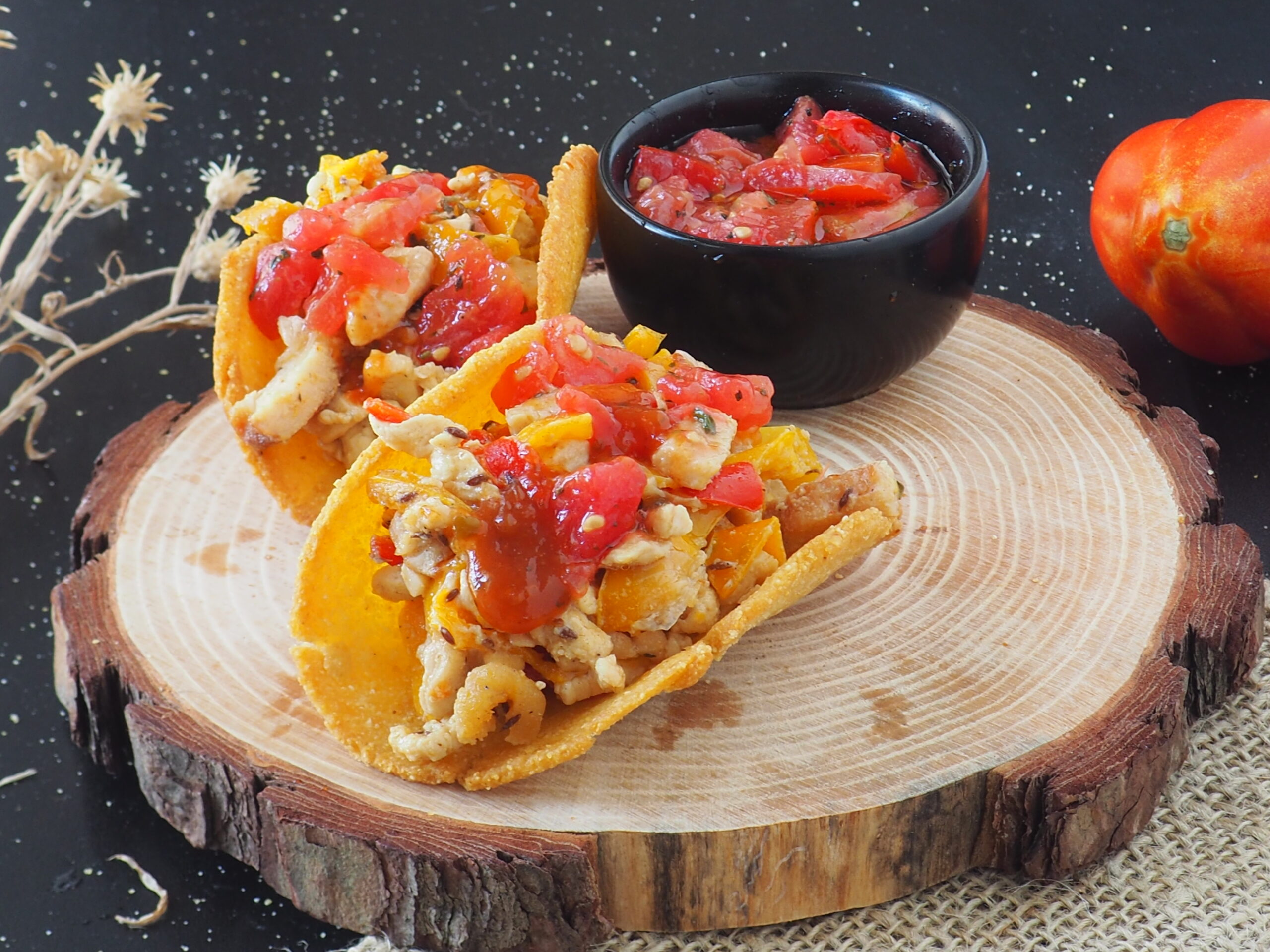 Krokante Mexicaanse Tacos met Kipvulling