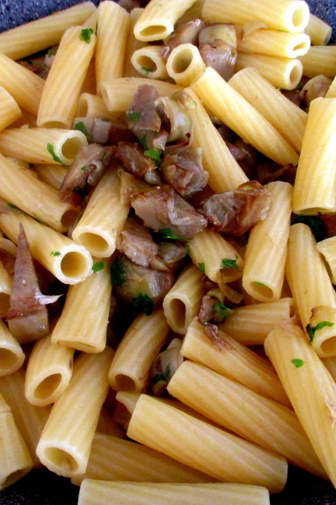 Pasta en artisjokken light, Eet zonder Buik