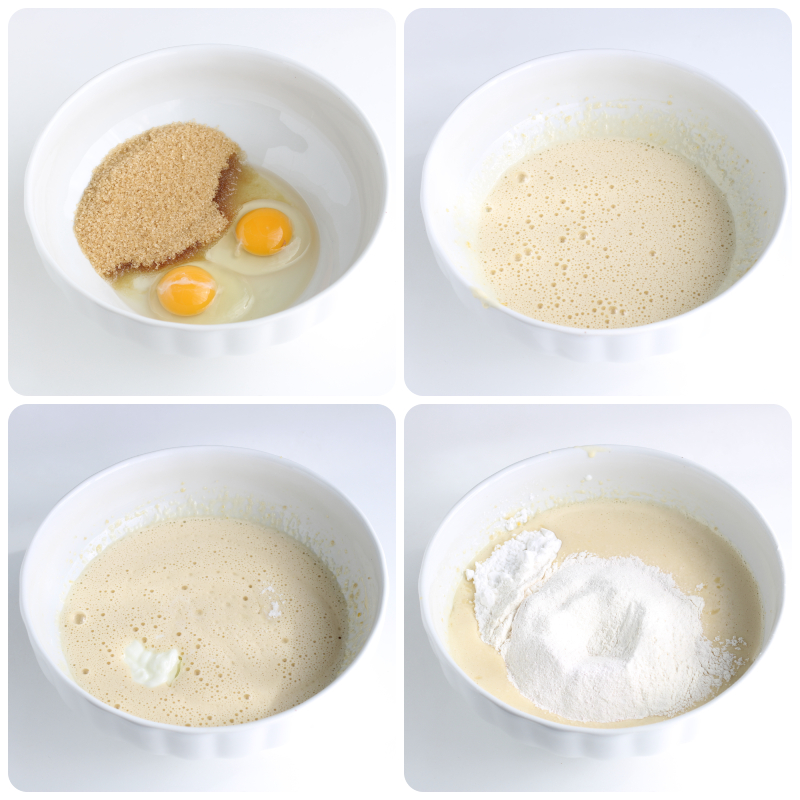 Plumcake met druiven en yoghurt