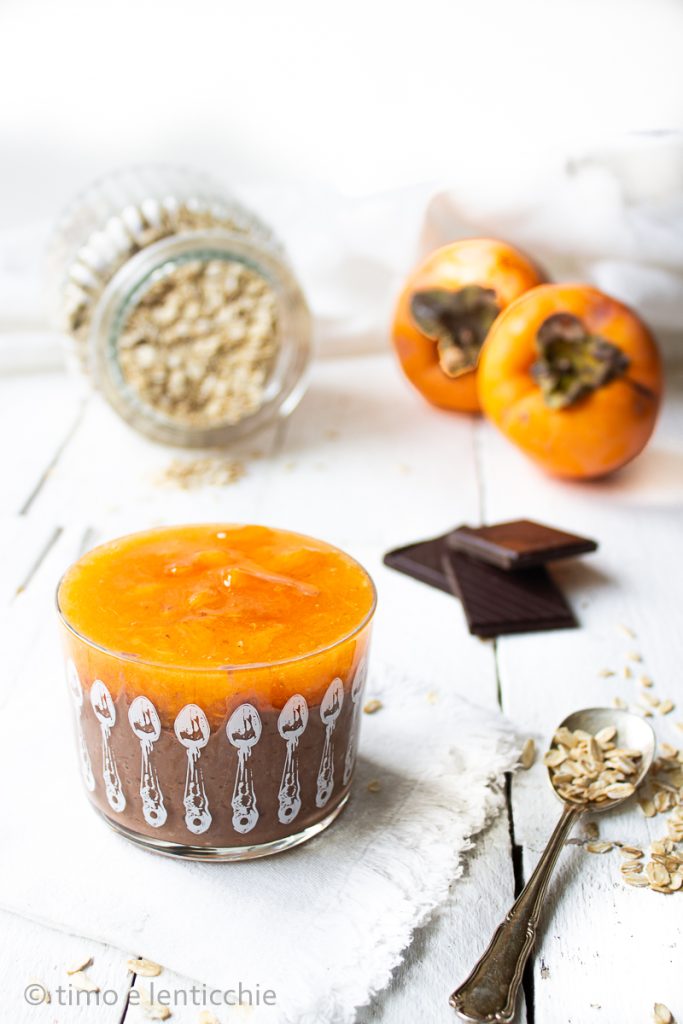 Proteïne Chocoladepap met Kaki