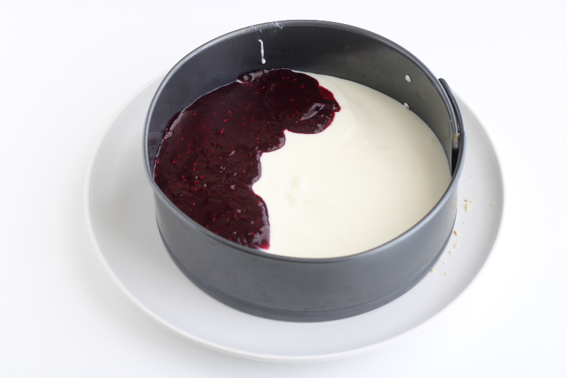 cheesecake bosbessen