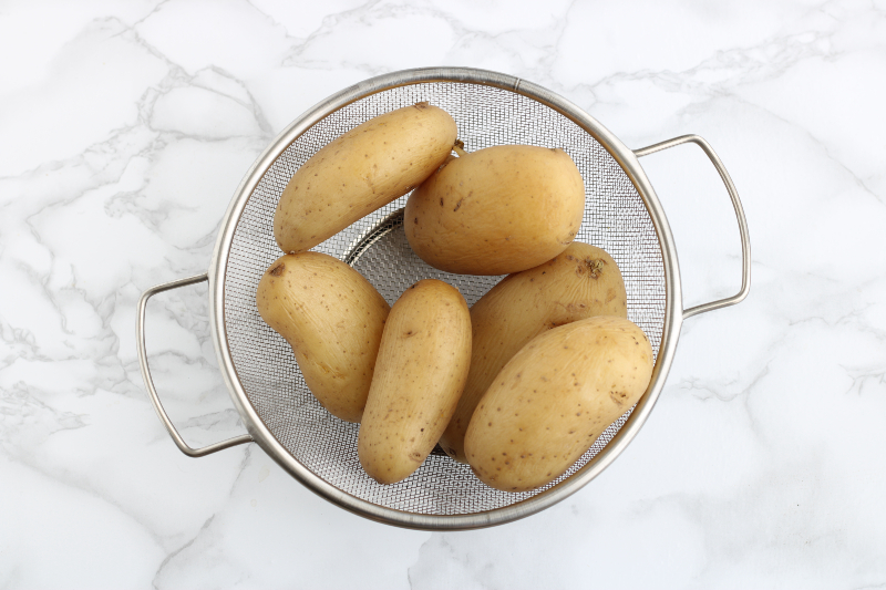 gekookte aardappelen