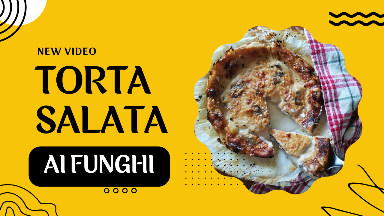 Rustieke taart met champignons en bechamel